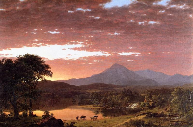 Frederic Edwin Church Mount Ktaadn china oil painting image